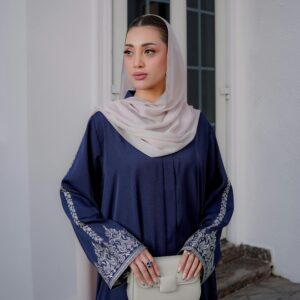 Home printed & embroidered abaya